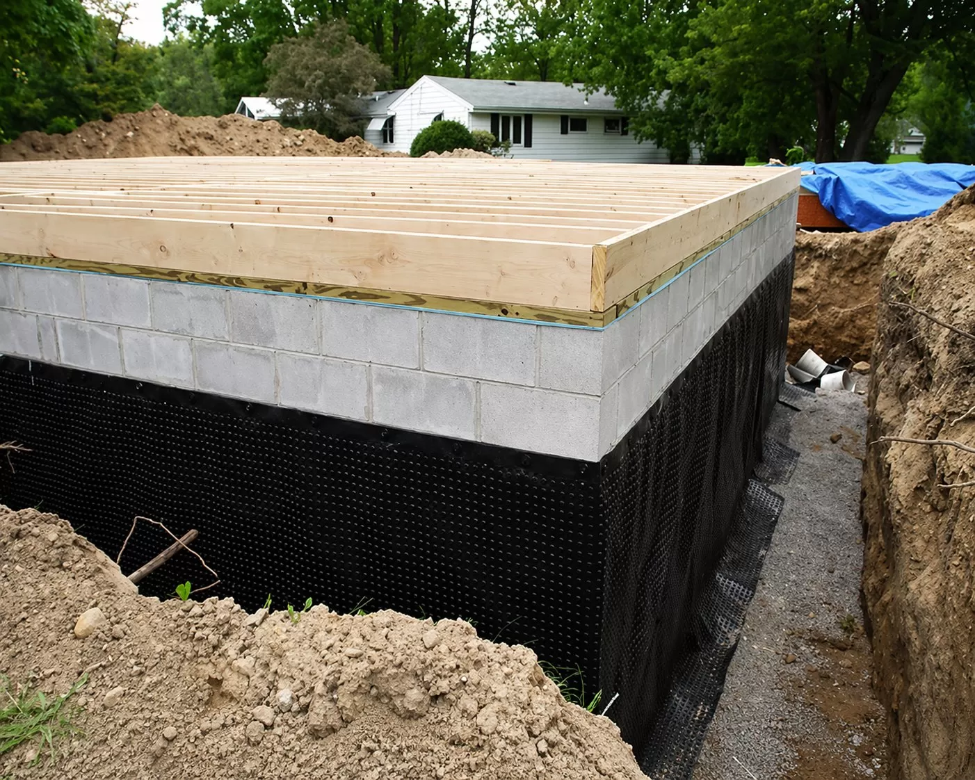 Drainage and waterproofing